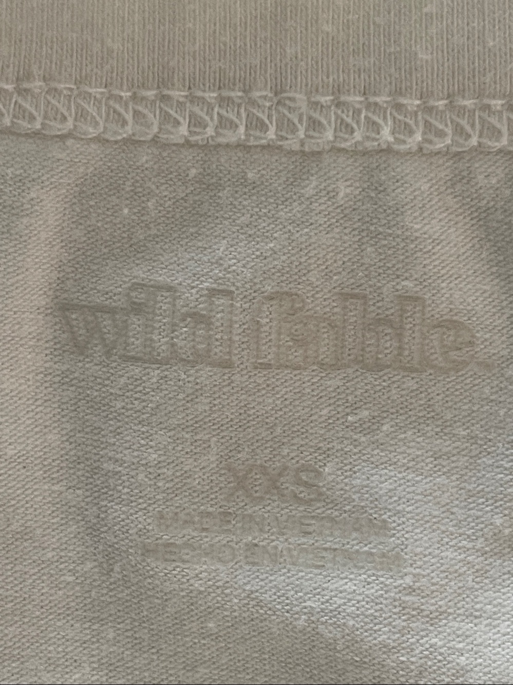 Wild Fable White Cropped T Shirt Top Short Sleeve Crew Neck - Picture 5 of 6